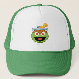 Oscar Smiling Face with Heart Shaped Eyes Trucker Pet