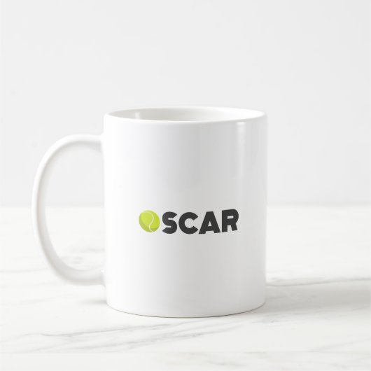 Oscar Tennis Koffiemok (Links)
