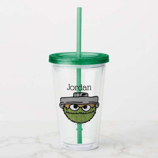 Oscar the Grouch | 80's Throwback Acryl Drinkbeker (Voorkant)