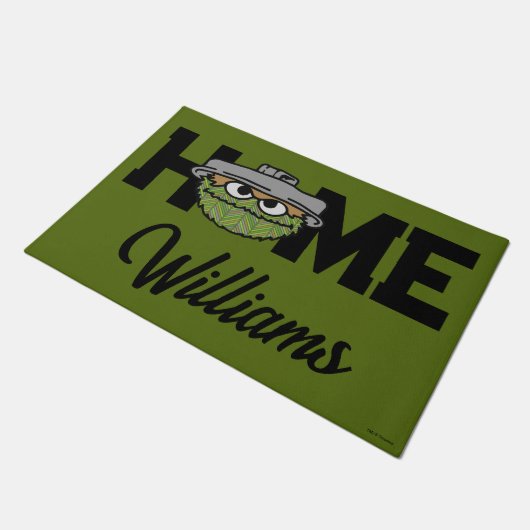 Oscar the Grouch | 80's Throwback Deurmat (Schuin)