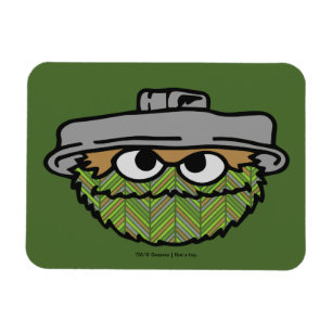 Oscar the Grouch 80's Throwback Magneet