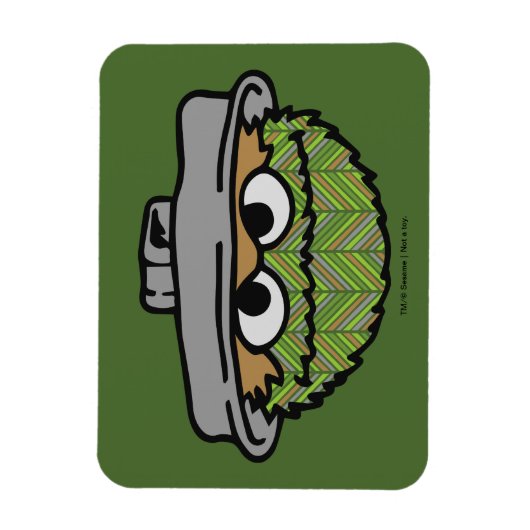 Oscar the Grouch | 80's Throwback Magneet (Verticaal)