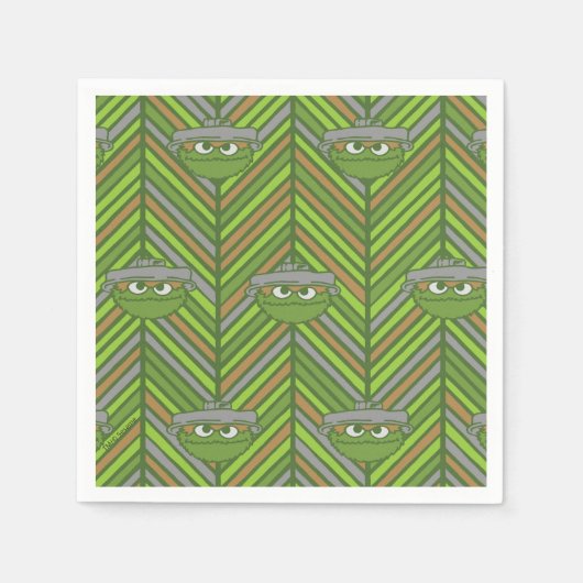 Oscar the Grouch | 80's Throwback Pattern Servet (Voorkant)