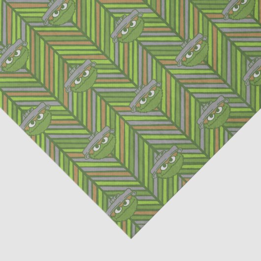 Oscar the Grouch | 80's Throwback Pattern Tissuepapier (Detail)