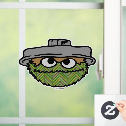 Oscar the Grouch | 80's Throwback Raamsticker (Huis)