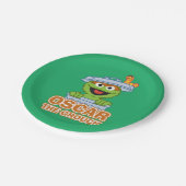 Oscar the Grouch Classic Style Papieren Bordje (Gekanteld)