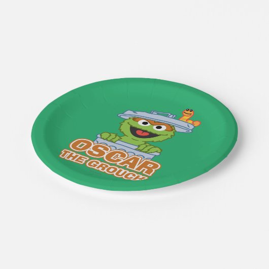 Oscar the Grouch Classic Style Papieren Bordje (Gekanteld)