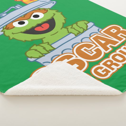 Oscar the Grouch Classic Style Sherpa Deken (3/4)