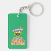 Oscar the Grouch Classic Style Sleutelhanger (achterkant)