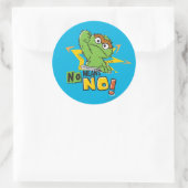 Oscar the Grouch Comic Ronde Sticker (Tas)