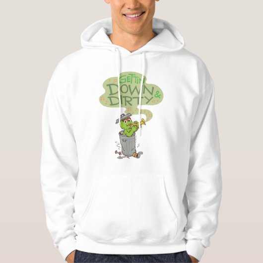 Oscar the Grouch | Downdown & Dirty Hoodie (Voorkant)