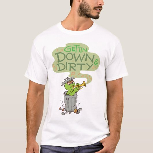 Oscar the Grouch | Downdown & Dirty T-shirt (Voorkant)