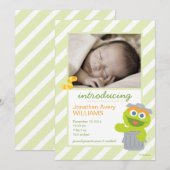 Oscar the Grouch Geboorteaankondiging Aankondiging (Voorkant / Achterkant)