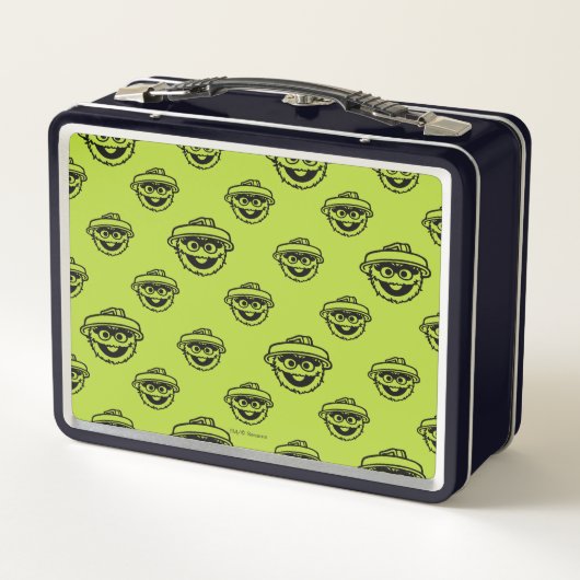 Oscar the Grouch Green Pattern (Achterkant)