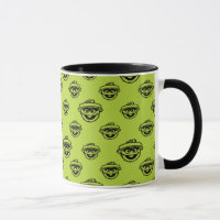 Oscar the Grouch Green Pattern