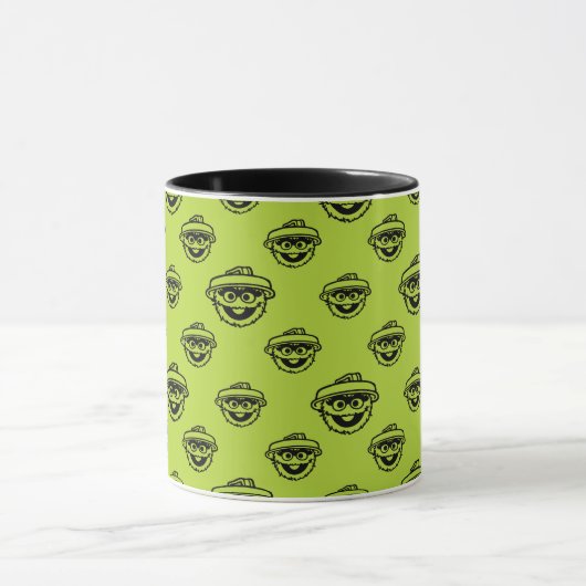 Oscar the Grouch Green Pattern Mok (Midden)