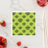 Oscar the Grouch Green Pattern Servet (Insitu)