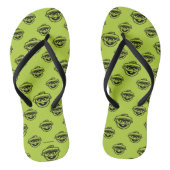 Oscar the Grouch Green Pattern Teenslippers (Voetbed)
