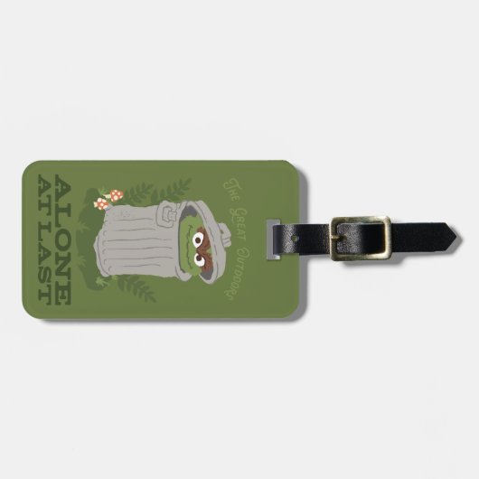 Oscar The Grouch | Grote buitendeuren Bagagelabel (Voorkant horizontaal)