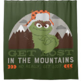 Oscar The Grouch | Grote buitendeuren Douchegordijn (Voorkant)