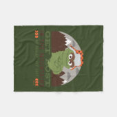 Oscar The Grouch | Grote buitendeuren Fleece Deken (Voorkant (Horizontaal))