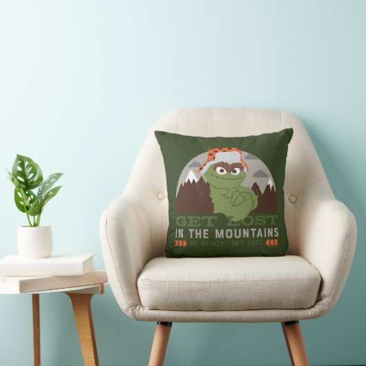 Oscar The Grouch | Grote buitendeuren Kussen (Stoel)