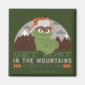 Oscar The Grouch | Grote buitendeuren Magneet (Voorkant)