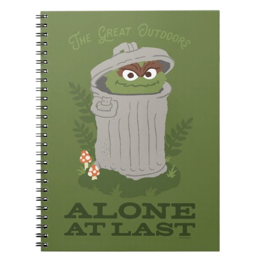 Oscar The Grouch | Grote buitendeuren Notitieboek (Voorkant)