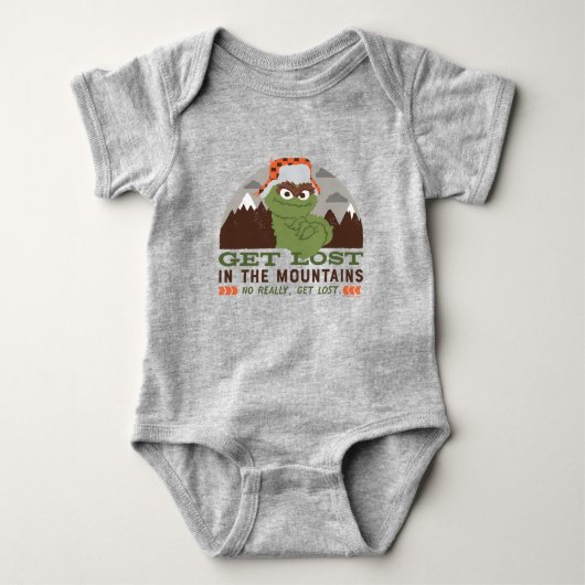 Oscar The Grouch | Grote buitendeuren Romper (Voorkant)