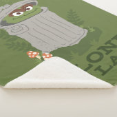 Oscar The Grouch | Grote buitendeuren Sherpa Deken (3/4)