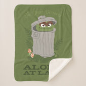 Oscar The Grouch | Grote buitendeuren Sherpa Deken (Voorkant)