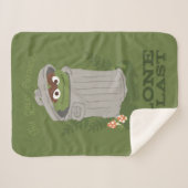 Oscar The Grouch | Grote buitendeuren Sherpa Deken (Voorkant (horizontaal))