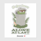 Oscar The Grouch | Grote buitendeuren Sticker (Vel)