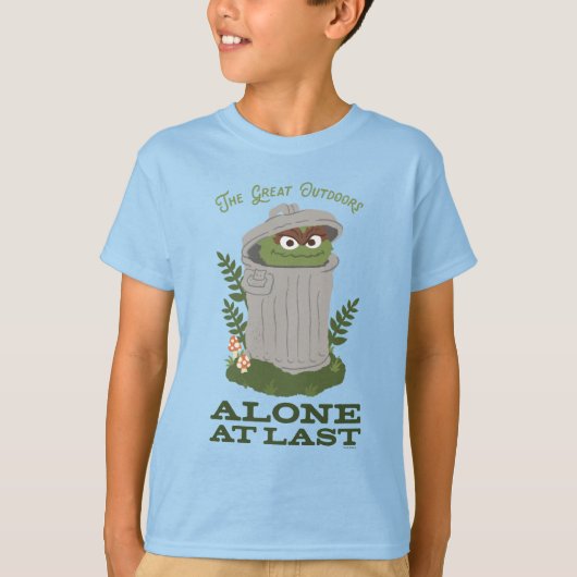 Oscar The Grouch | Grote buitendeuren T-shirt (Voorkant)