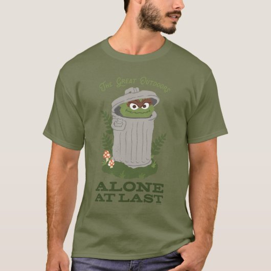 Oscar The Grouch | Grote buitendeuren T-shirt (Voorkant)