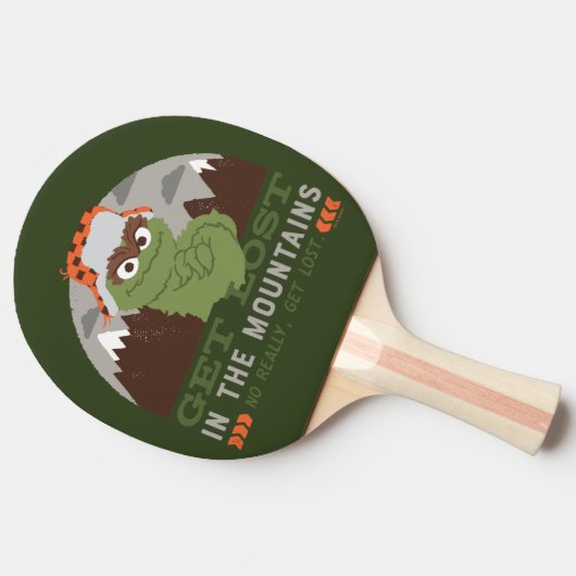 Oscar The Grouch | Grote buitendeuren Tafeltennisbatje (Zijkant)