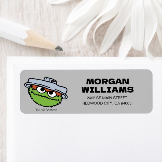 Oscar the Grouch | Ik voel me vandaag verrukt. Etiket (Insitu)