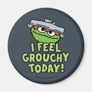 Oscar the Grouch Ik voel me vandaag verrukt. Magneet