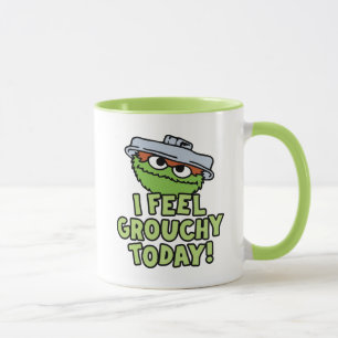 Oscar the Grouch   Ik voel me vandaag verrukt. Mok
