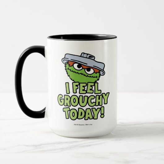 Oscar the Grouch | Ik voel me vandaag verrukt. Mok (Links)