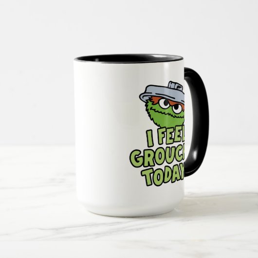 Oscar the Grouch | Ik voel me vandaag verrukt. Mok (Voorkant rechts)