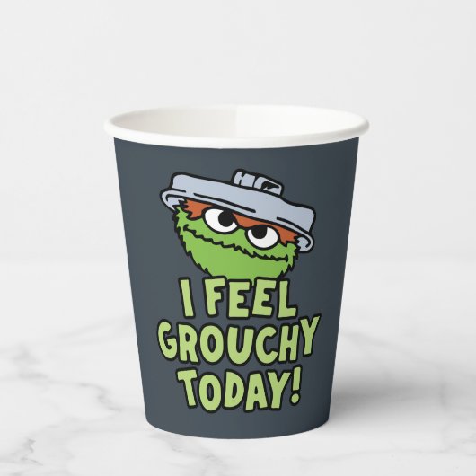 Oscar the Grouch | Ik voel me vandaag verrukt. Papieren Bekers (Links)