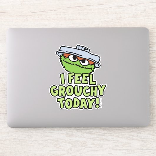 Oscar the Grouch | Ik voel me vandaag verrukt. Sticker (Computer)