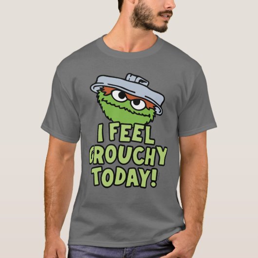 Oscar the Grouch | Ik voel me vandaag verrukt. T-shirt (Voorkant)