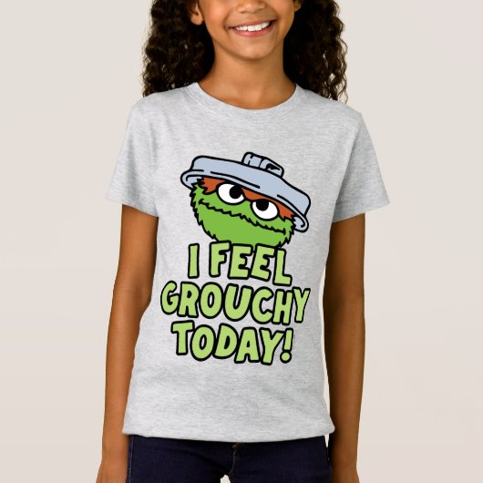 Oscar the Grouch | Ik voel me vandaag verrukt. T-shirt (Voorkant)