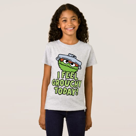 Oscar the Grouch | Ik voel me vandaag verrukt. T-shirt (Voorkant volledig)