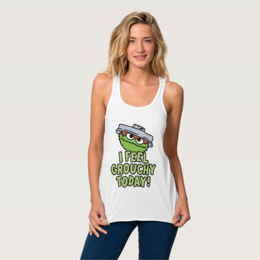 Oscar the Grouch | Ik voel me vandaag verrukt. Tanktop (Volledige Voorkant)