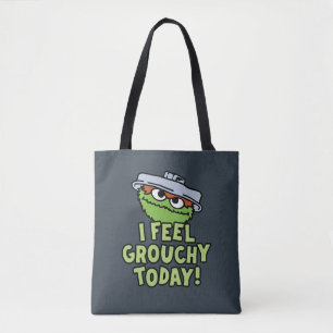 Oscar the Grouch Ik voel me vandaag verrukt. Tote Bag