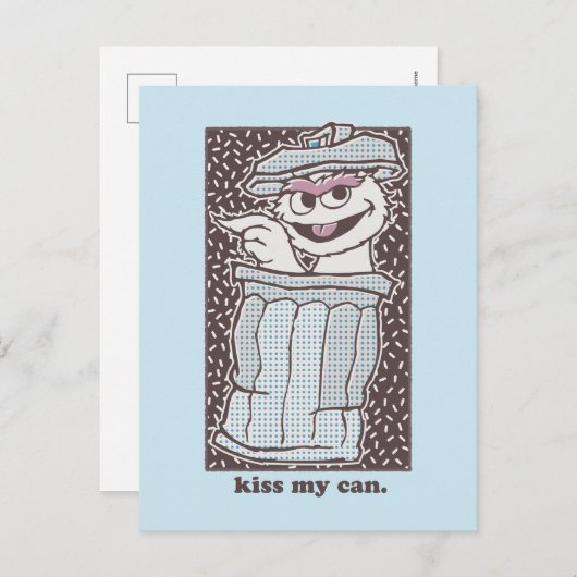Oscar the Grouch | Kus My Can Briefkaart (Voorkant / Achterkant)