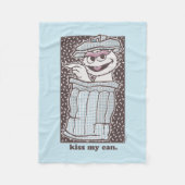 Oscar the Grouch | Kus My Can Fleece Deken (Voorkant)